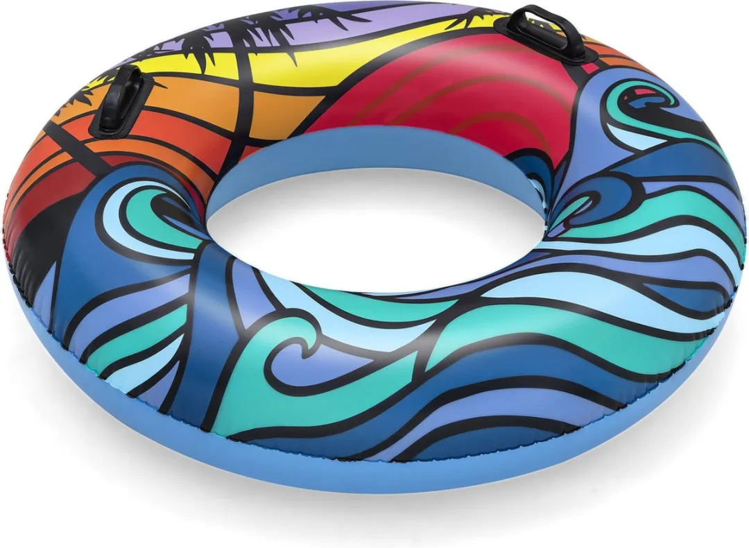 Bestway Coastal Castaway Zwemband 91cm - BlauwGroenOranje - afbeelding 5 van 6