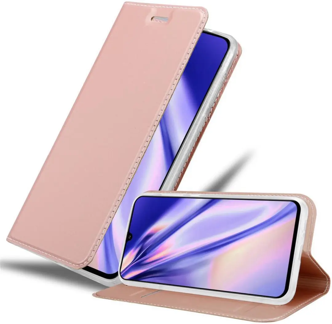 Cadorabo Hoesje geschikt voor Samsung Galaxy A90 5G in CLASSY ROSE GOUD