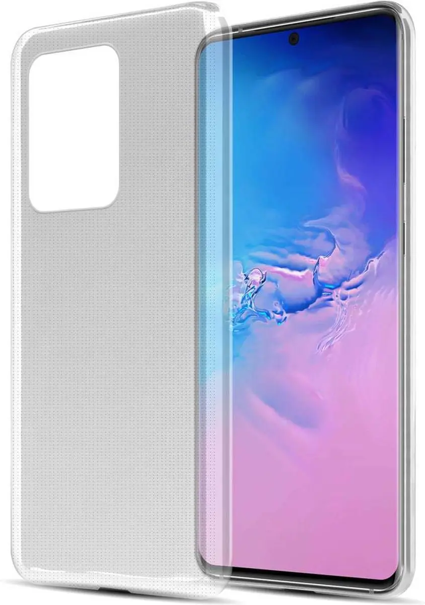 Cadorabo Hoesje geschikt voor Samsung Galaxy S20 ULTRA in VOLLEDIG TRANSPARANT