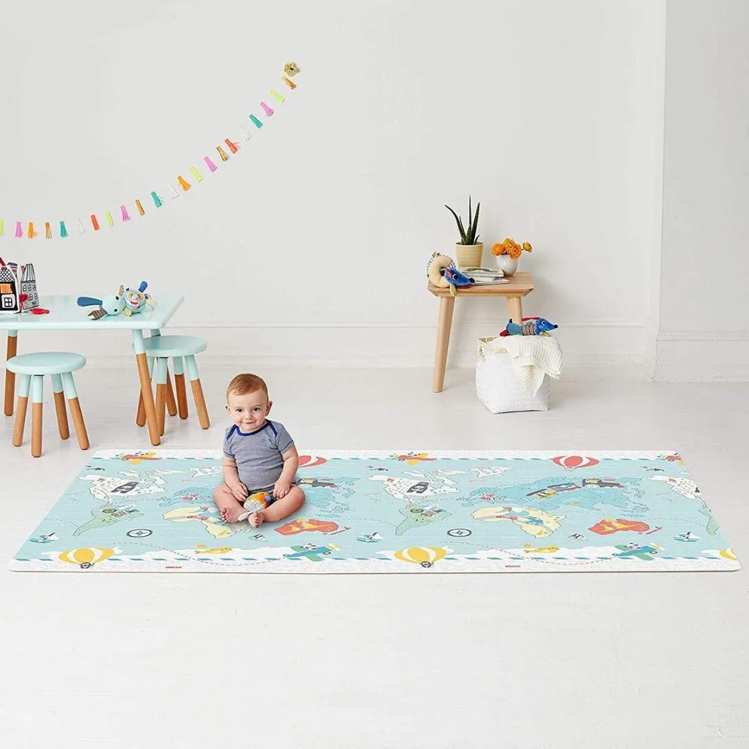 Skip Hop Little Travellers Omkeerbare Speelmat - Blauw
