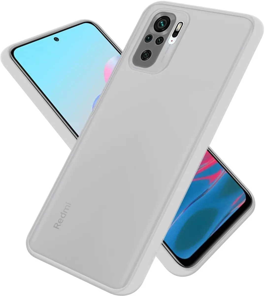 Cadorabo Hoesje geschikt voor Xiaomi RedMi NOTE 10 4G / RedMi NOTE 10S in Mat Tr