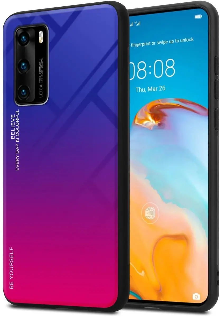 Cadorabo Hoesje geschikt voor Huawei P40 in PAARS
