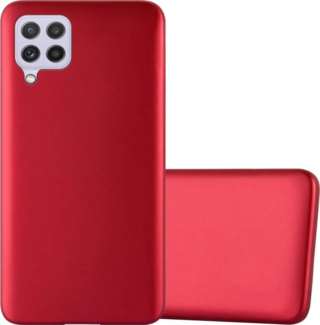 Cadorabo Hoesje geschikt voor Samsung Galaxy A22 4G / M22 / M32 4G in METALLIC R