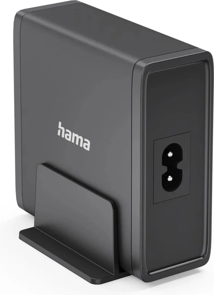 Hama GaN USB-C Oplader 140W 3 Poorten - Zwart