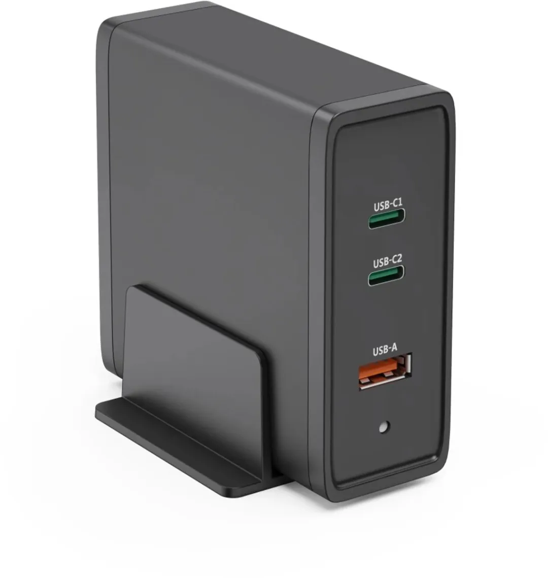 Hama GaN USB-C Oplader 140W 3 Poorten - Zwart