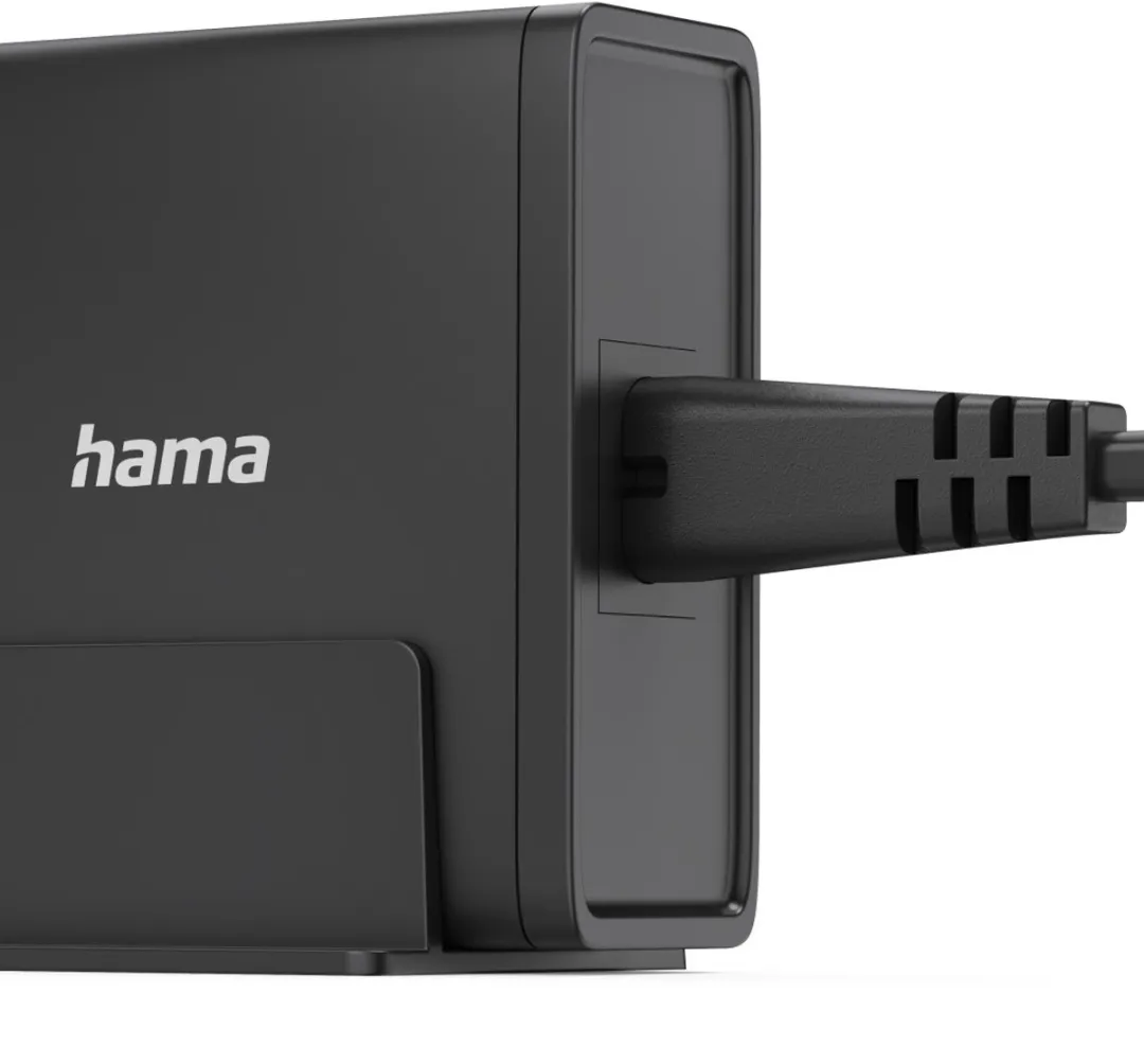 Hama GaN USB-C Oplader 140W 3 Poorten - Zwart