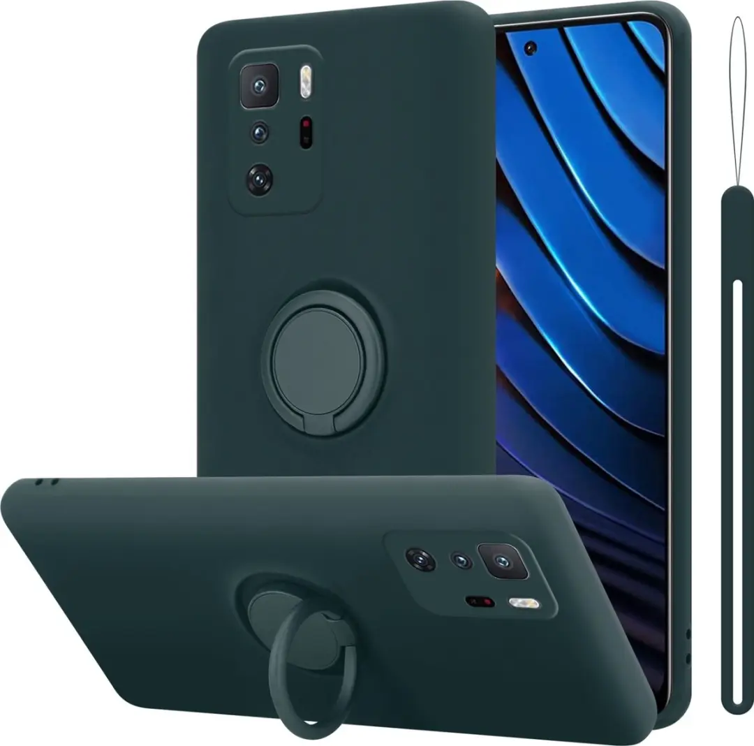 Cadorabo Hoesje geschikt voor Xiaomi POCO X3 GT in LIQUID GROEN