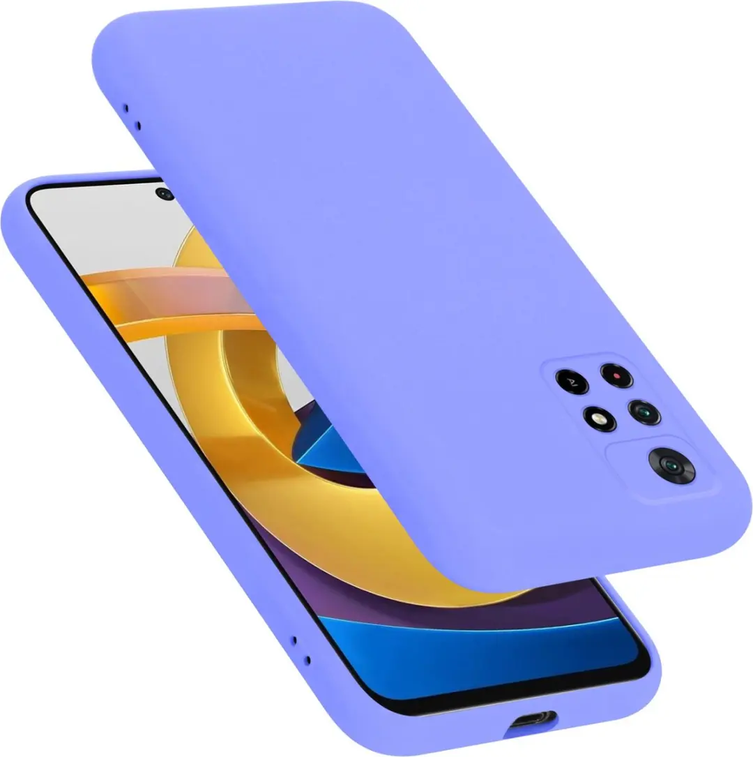 Cadorabo Hoesje geschikt voor Xiaomi POCO M4 PRO 5G in LIQUID LICHT PAARS