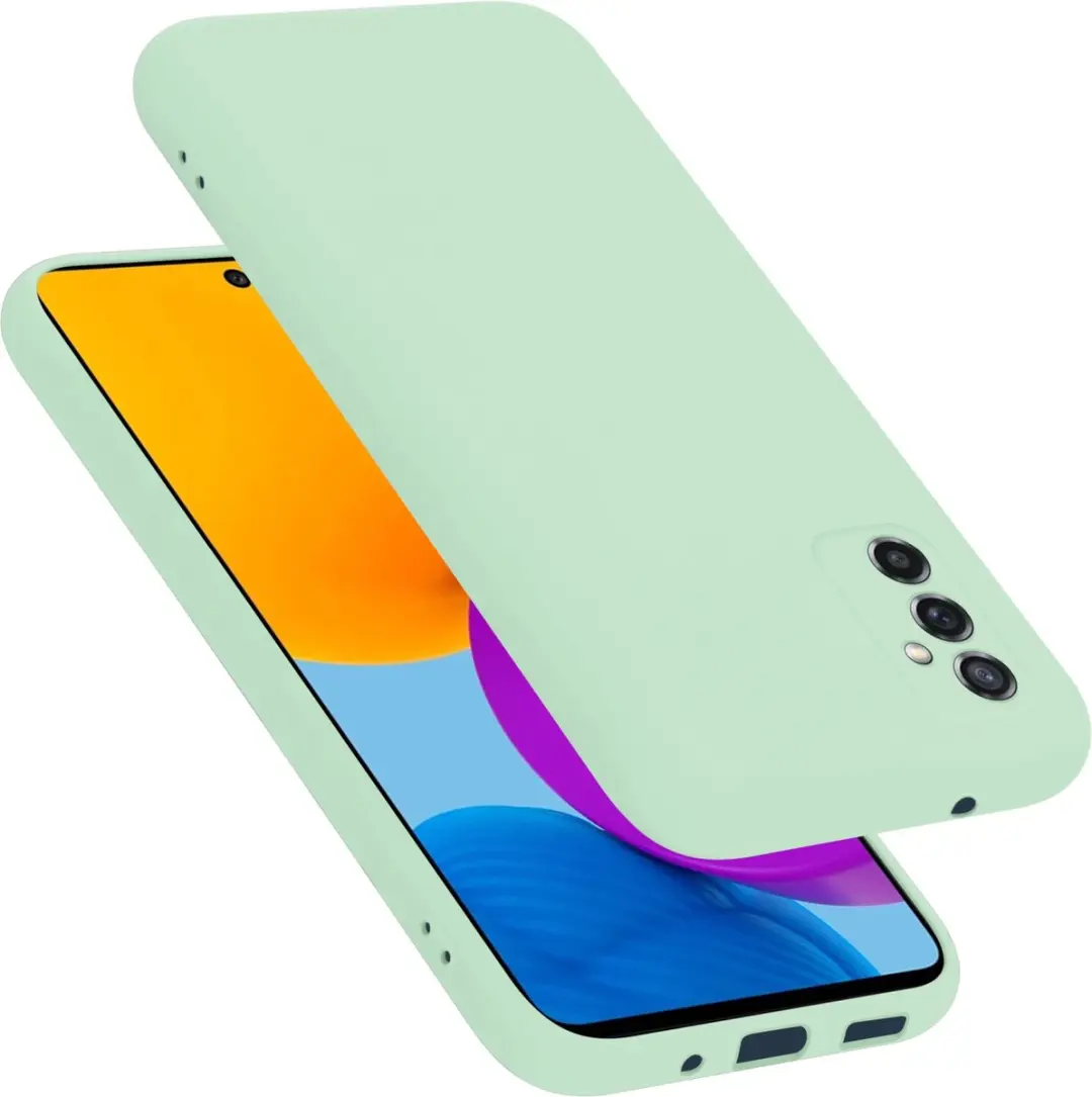 Cadorabo Hoesje geschikt voor Samsung Galaxy M52 5G in LIQUID LICHT GROEN