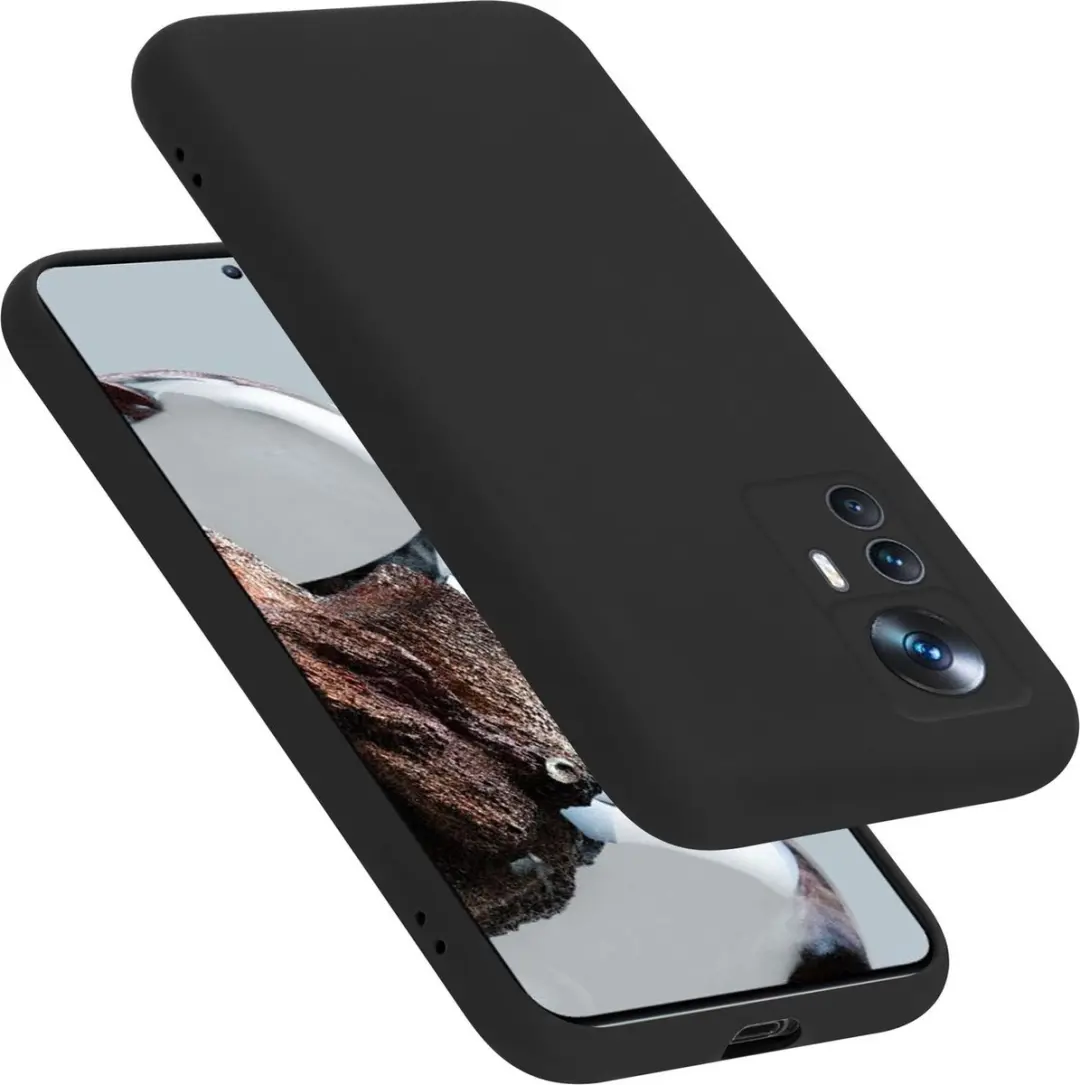 Cadorabo Hoesje geschikt voor Xiaomi 12T / 12T PRO in LIQUID ZWART