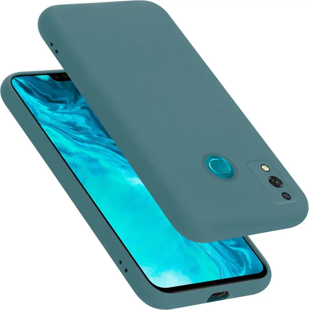 Cadorabo Hoesje geschikt voor Honor 9X LITE in LIQUID GROEN