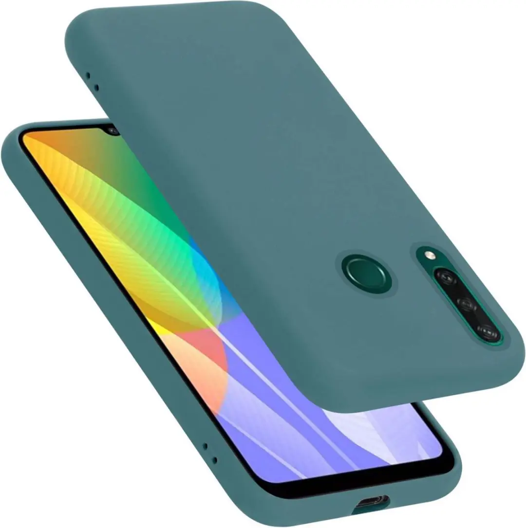Cadorabo Hoesje geschikt voor Huawei Y6P in LIQUID GROEN