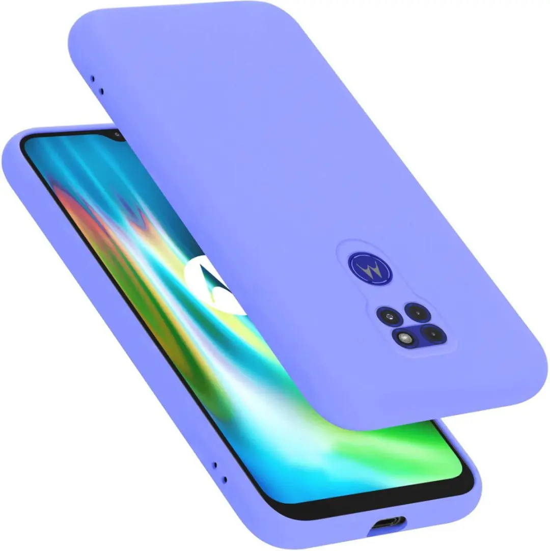 Cadorabo Hoesje geschikt voor Motorola MOTO G9 PLAY in LIQUID LICHT PAARS