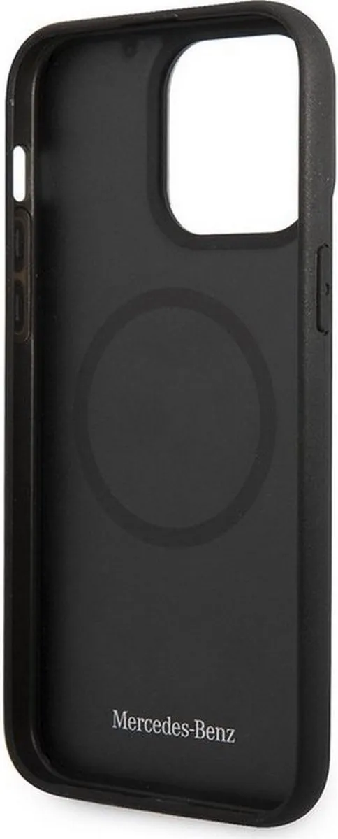 Mercedes-Benz Silicone Back Case iPhone 14 Pro Max - Zwart - 3666339083663