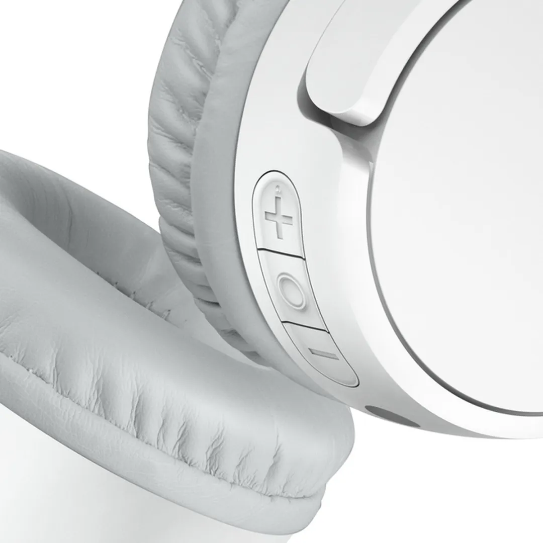 Belkin SoundForm Mini AUD002BTWTV3 Draadloze Hoofdband - USB Type-C - Wit