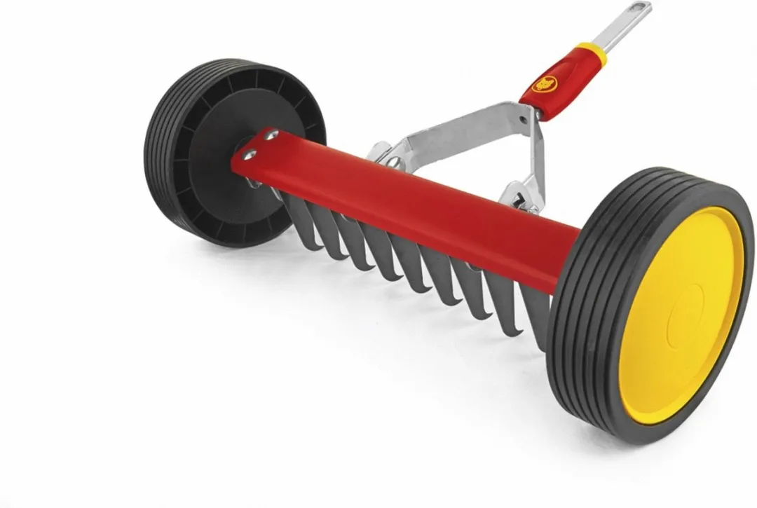 WOLF-Garten MultiStar UR-M3 Verticuteerroller 30cm - Geel/Rood