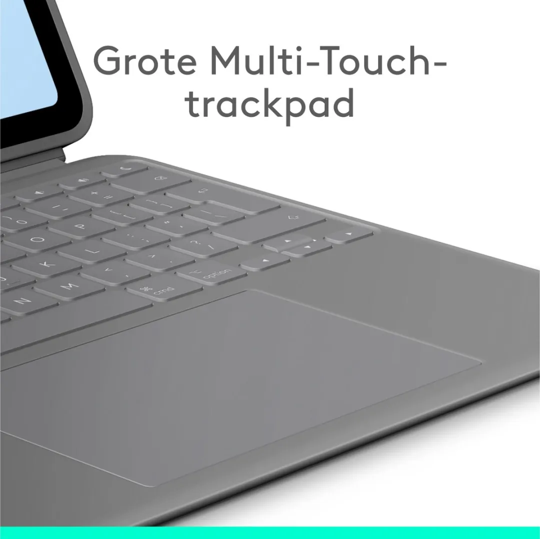 Logitech Combo Touch iPad Air 11 920-012635 Toetsenbord - Grijs