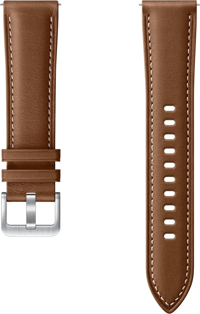 Samsung Leren Bandje Galaxy Watch 3 41mm - Bruin
