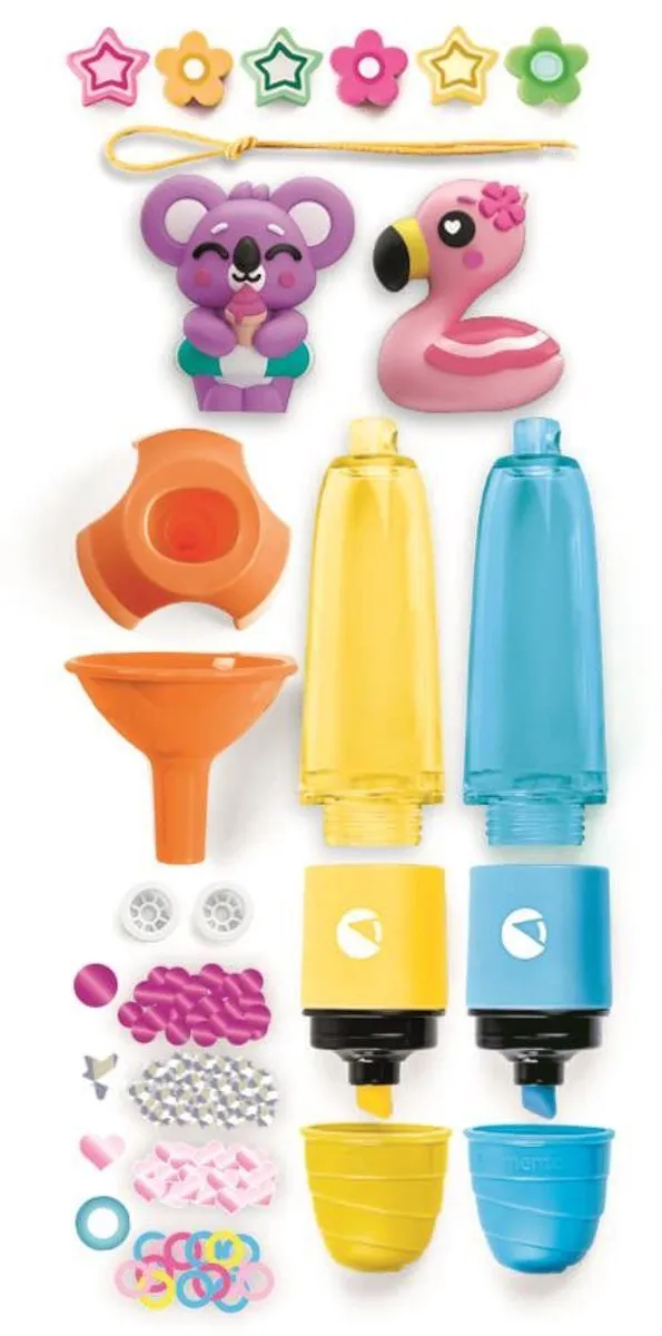 Clementoni Summer Friends Neonkleuren Set - 2 Stiften - Multi Color - afbeelding 5 van 6