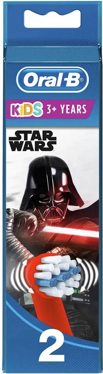 Oral-B Kids Star Wars Opzetborstels - 2 Stuks - Blauw