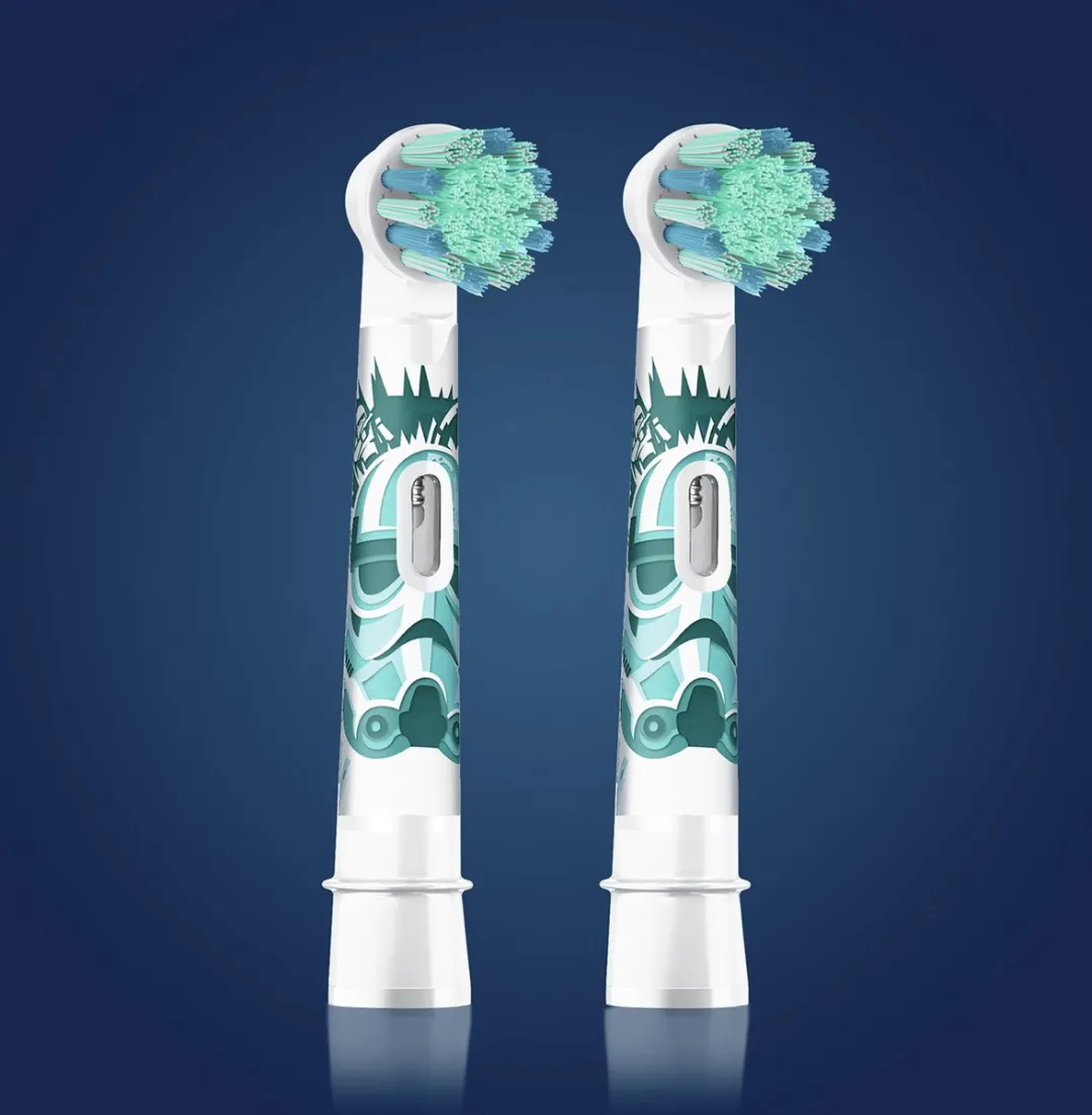 Oral-B Kids Star Wars Opzetborstels - 2 Stuks - Blauw