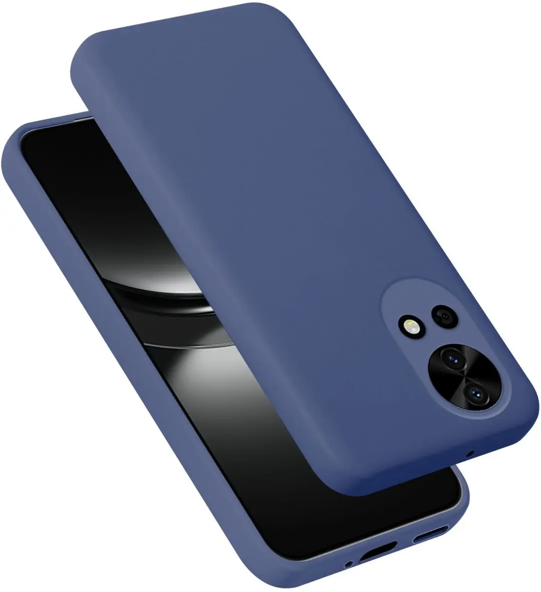 Cadorabo Hoesje geschikt voor Huawei Nova 12 Case in Liquid Blauw Beschermhoes g