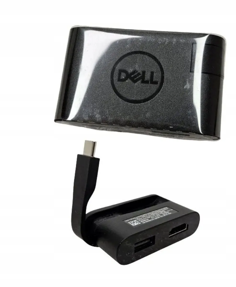 Dell DA20 - USB-C Multiport Adapter - 2-in-1 USB-C adapter - HDMI, en USB-A hub
