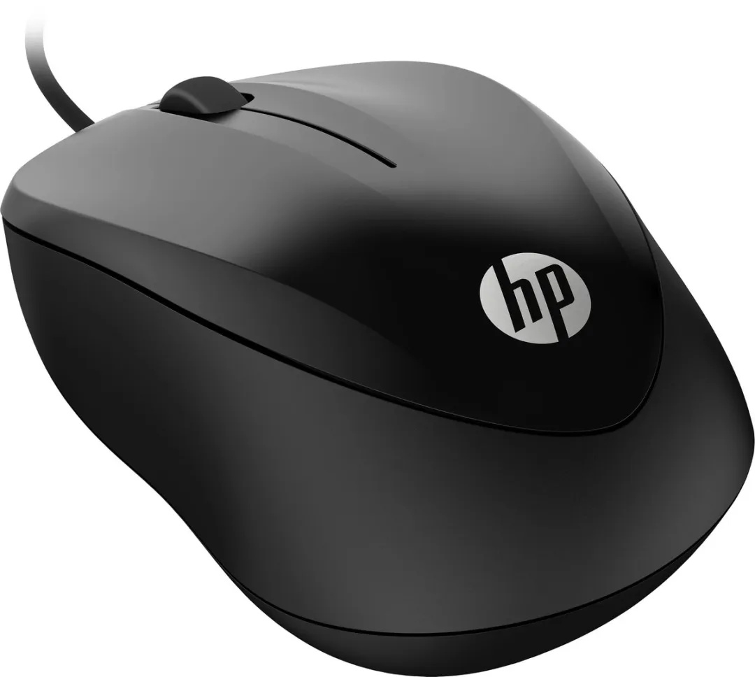 HP 1000 Bedrade Muis 1200 dpi - Zwart