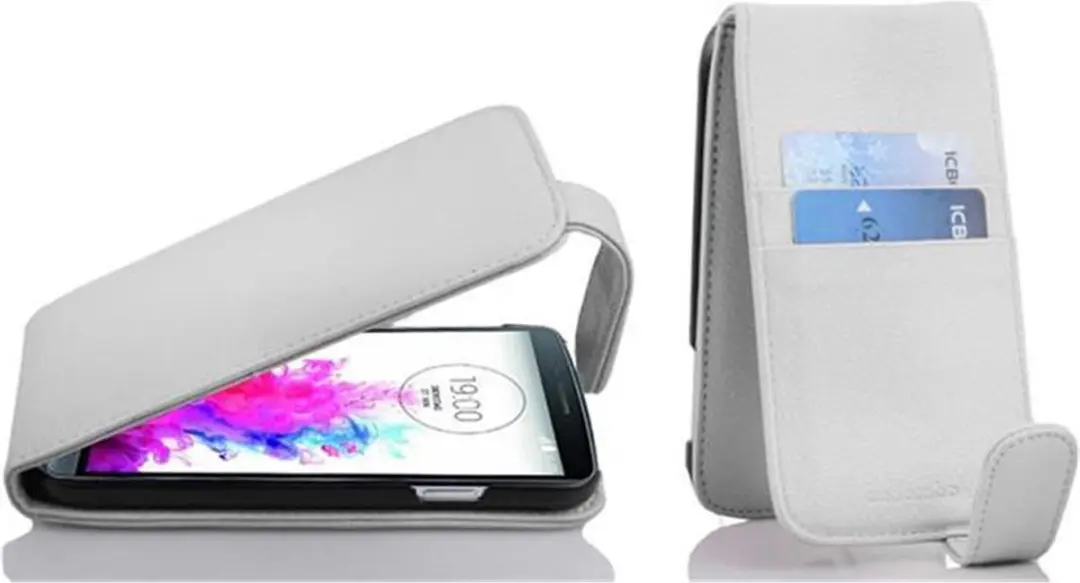 Cadorabo Hoesje geschikt voor LG G3 in MAGNESIUM WIT