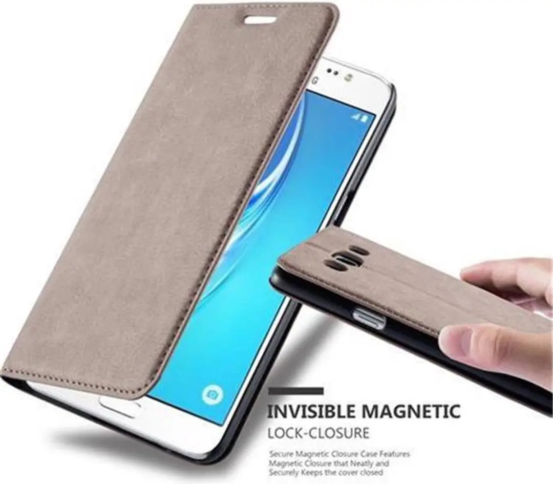 Cadorabo Hoesje geschikt voor Samsung Galaxy J5 2016 in KOFFIE BRUIN