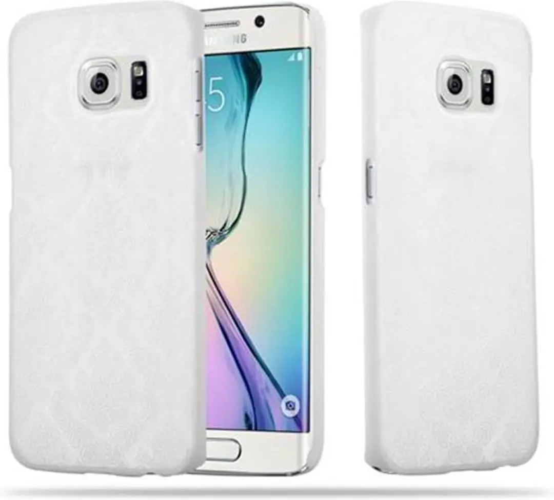 Cadorabo Hoesje geschikt voor Samsung Galaxy S6 EDGE in WIT