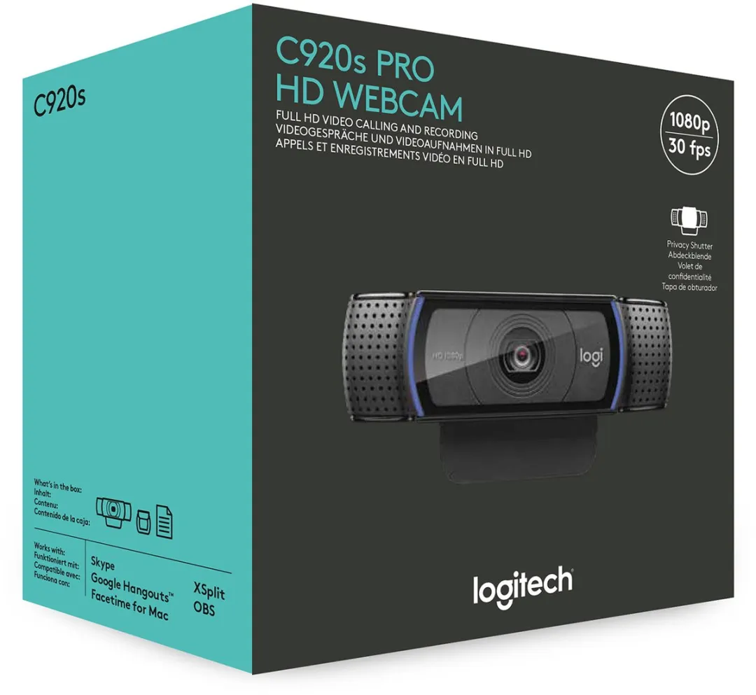 Logitech C920s - HD Pro Webcam