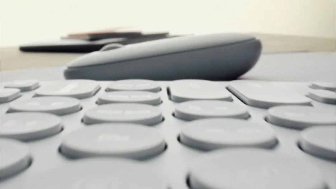 Logitech Pebble Keys 2 K380s - Draadloos Toetsenbord - Bluetooth - Qwerty - White