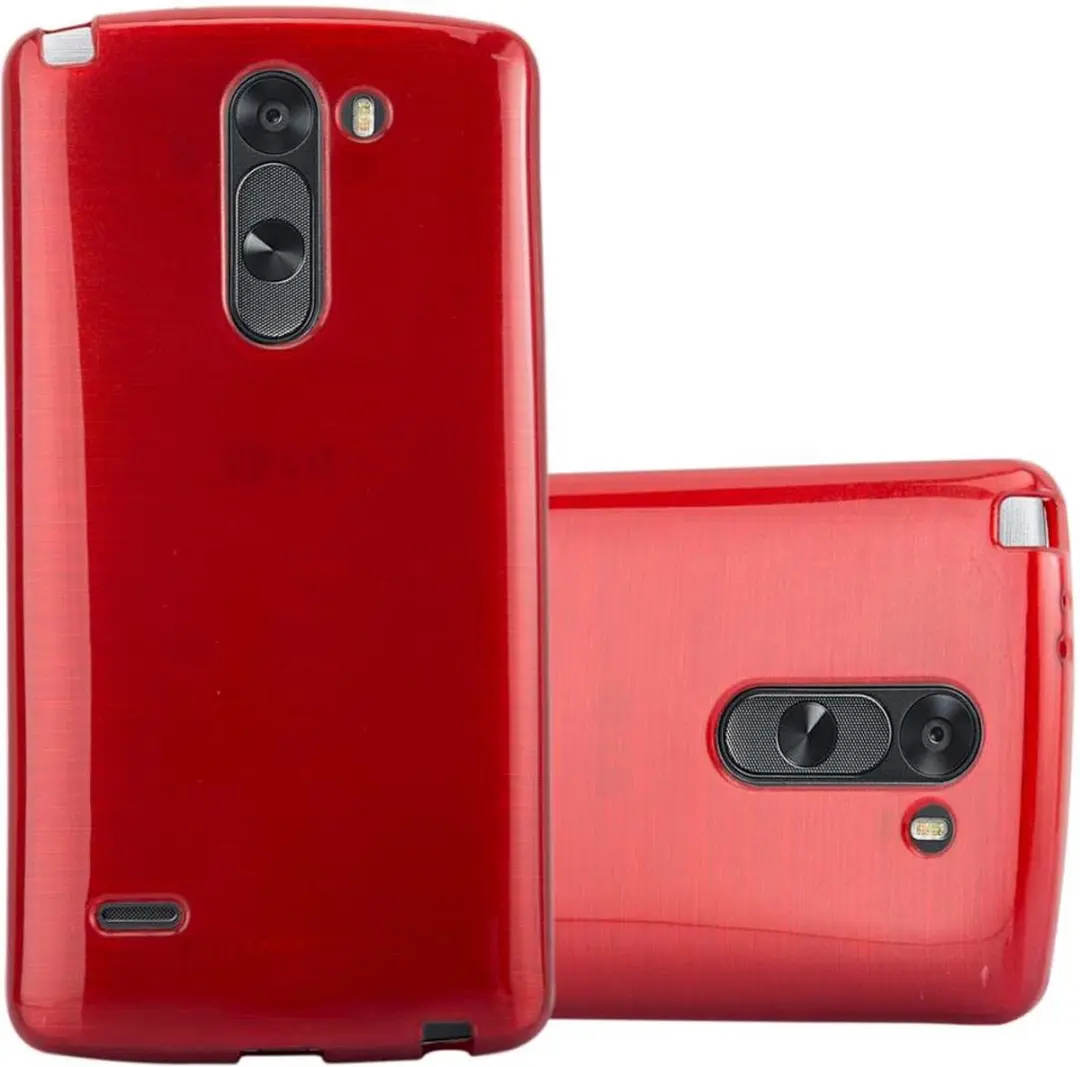Cadorabo Hoesje geschikt voor LG G3 STYLUS in ROOD