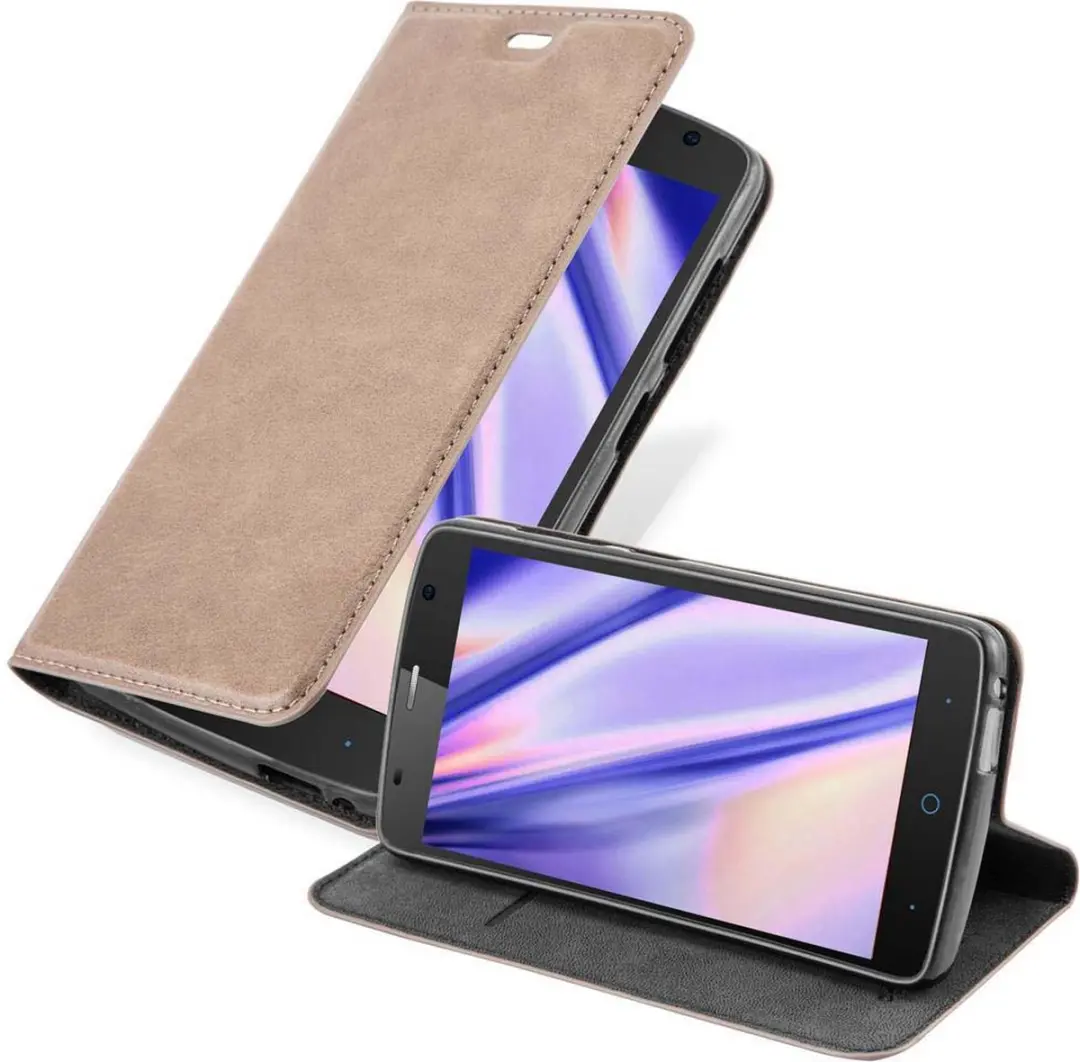 Cadorabo Hoesje geschikt voor ZTE Blade L5 in KOFFIE BRUIN