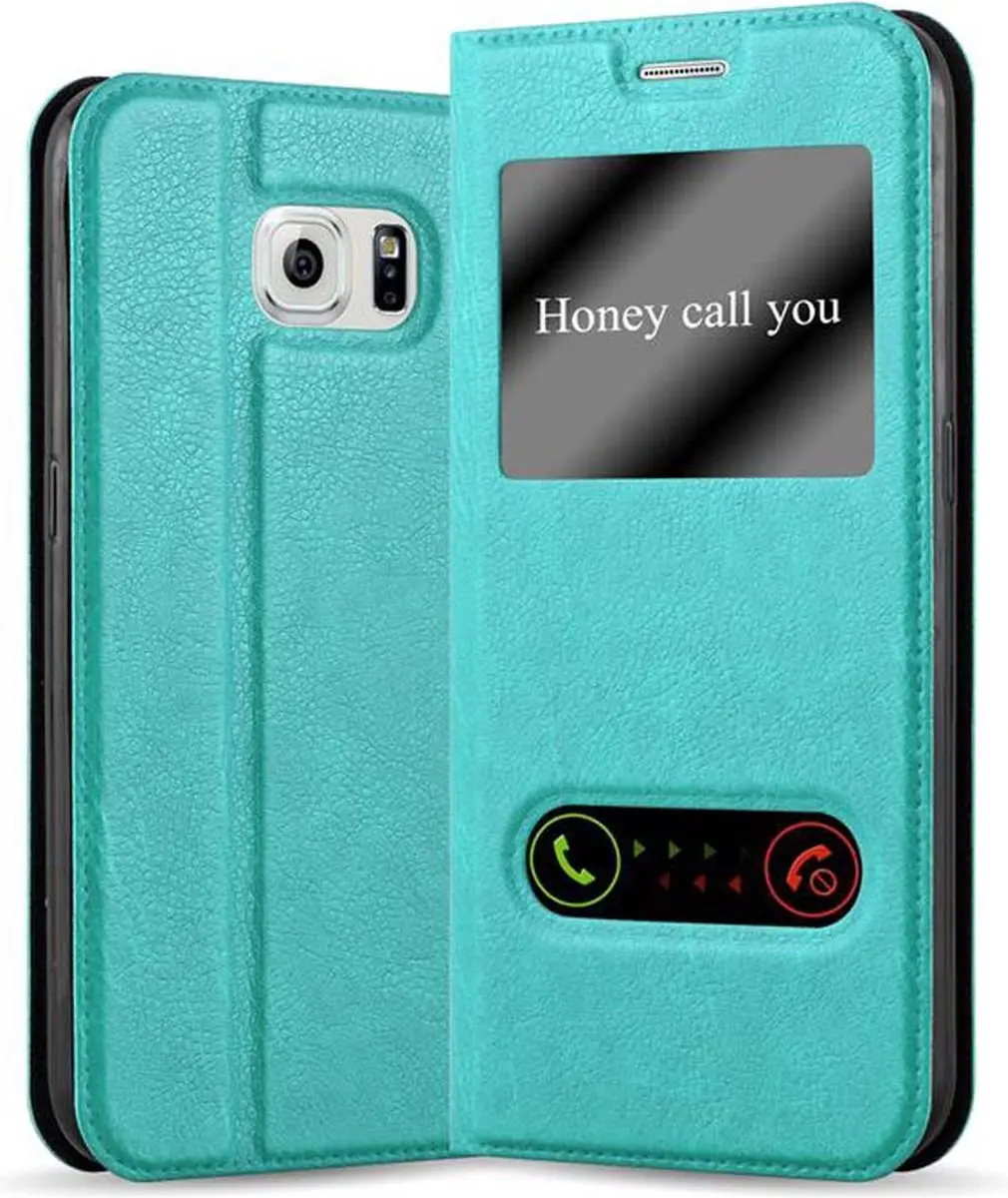 Cadorabo Hoesje geschikt voor Samsung Galaxy NOTE 5 in MUNT TURKOOIS