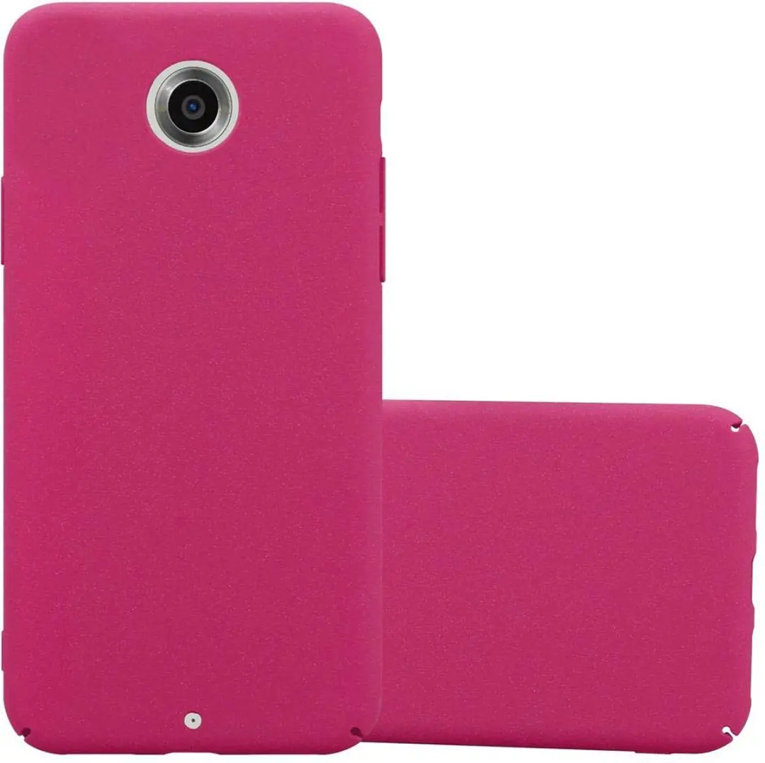 Cadorabo Hoesje geschikt voor Motorola Google NEXUS 6 in FROSTY ROZE