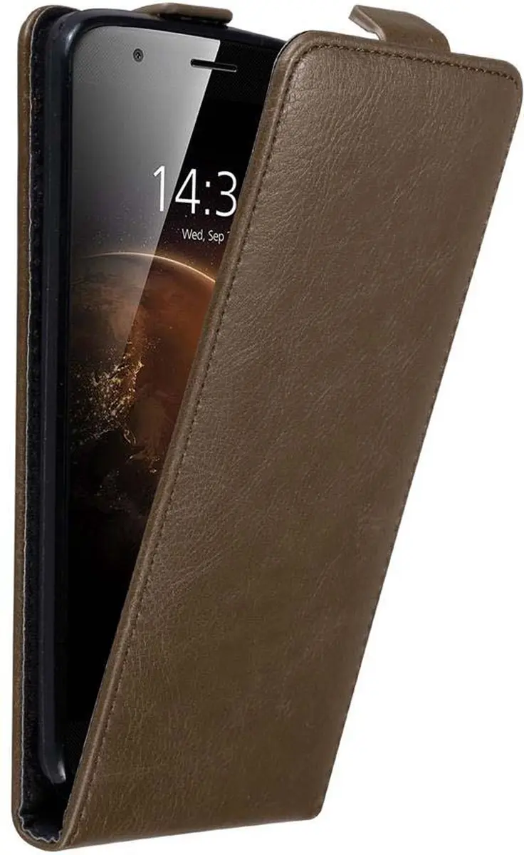 Cadorabo Hoesje geschikt voor Huawei ASCEND G7 PLUS / G8 / GX8 in KOFFIE BRUIN