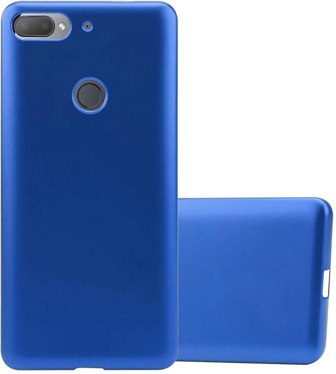 Cadorabo Hoesje geschikt voor HTC Desire 12 PLUS in METAAL BLAUW