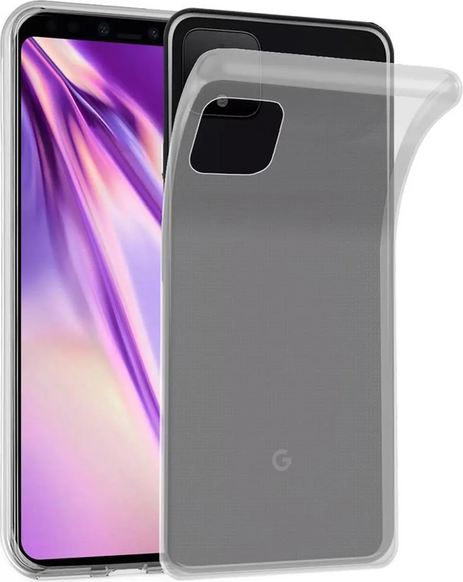 Cadorabo Hoesje geschikt voor Google PIXEL 4 XL in VOLLEDIG TRANSPARANT - Beschermhoes gemaakt van flexibel TPU Silicone Case Cover