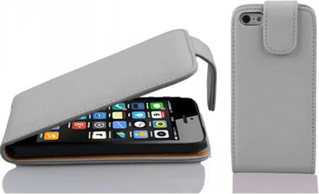 Cadorabo Hoesje geschikt voor Apple iPhone 5C in MAGNESIUM WIT
