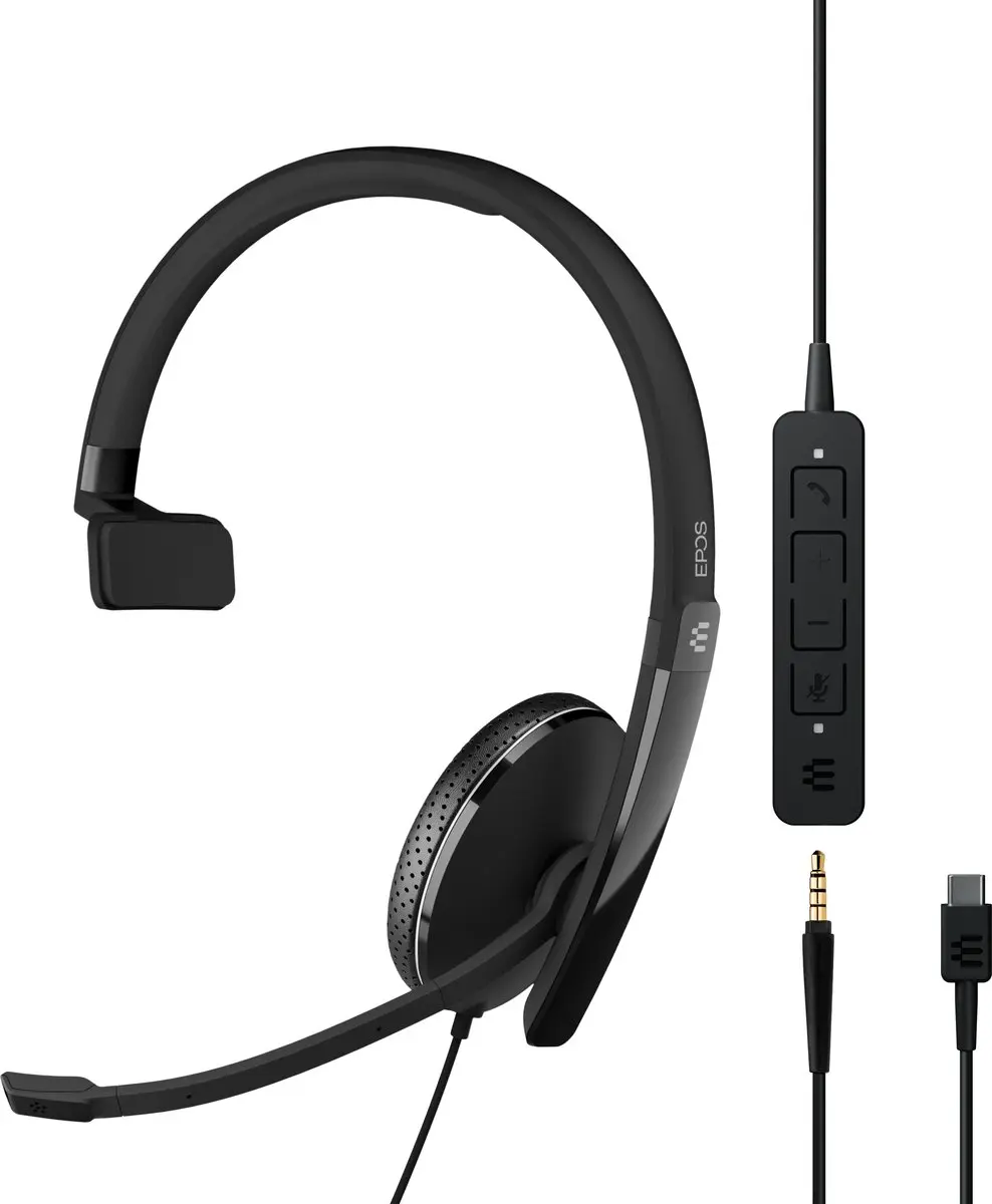 EPOS ADAPT 231 1000896 Kantoorheadset - Zwart - afbeelding 5 van 6