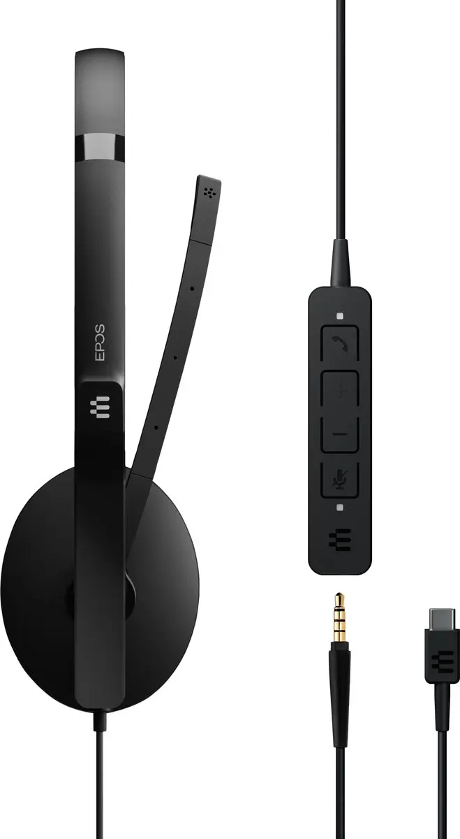 EPOS ADAPT 231 1000896 Kantoorheadset - Zwart - afbeelding 4 van 6