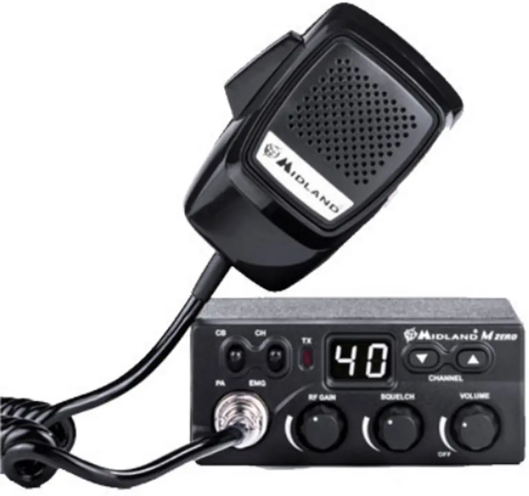 Midland M Zero Plus C1169.01 CB-radio - Zwart - afbeelding 4 van 6