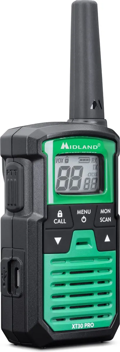 Midland XT30 PRO C1463 Portofoonset - 2 stuks - Groen - afbeelding 2 van 6