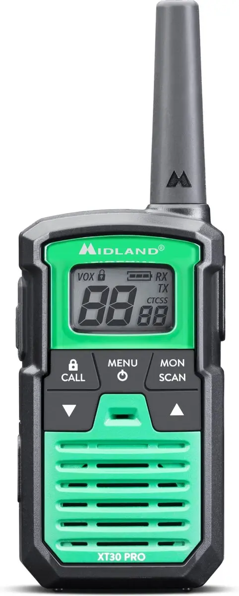 Midland XT30 PRO C1463 Portofoonset - 2 stuks - Groen - afbeelding 3 van 6