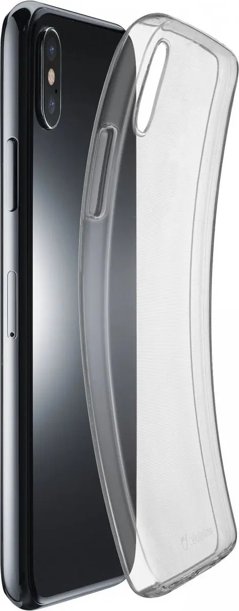 Cellularline Fine FINECIPHX65T Hoesje iPhone XS Max - Transparant - afbeelding 3 van 3