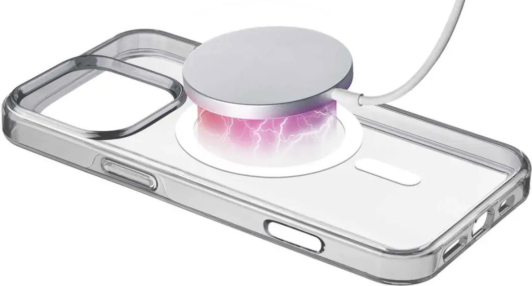 Cellularline Gloss Mag Hoesje iPhone 16 Pro - Transparant - afbeelding 2 van 6