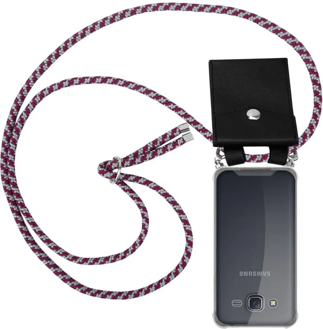 Cadorabo Hoesje geschikt voor Samsung Galaxy J5 2015 in ROOD WIT