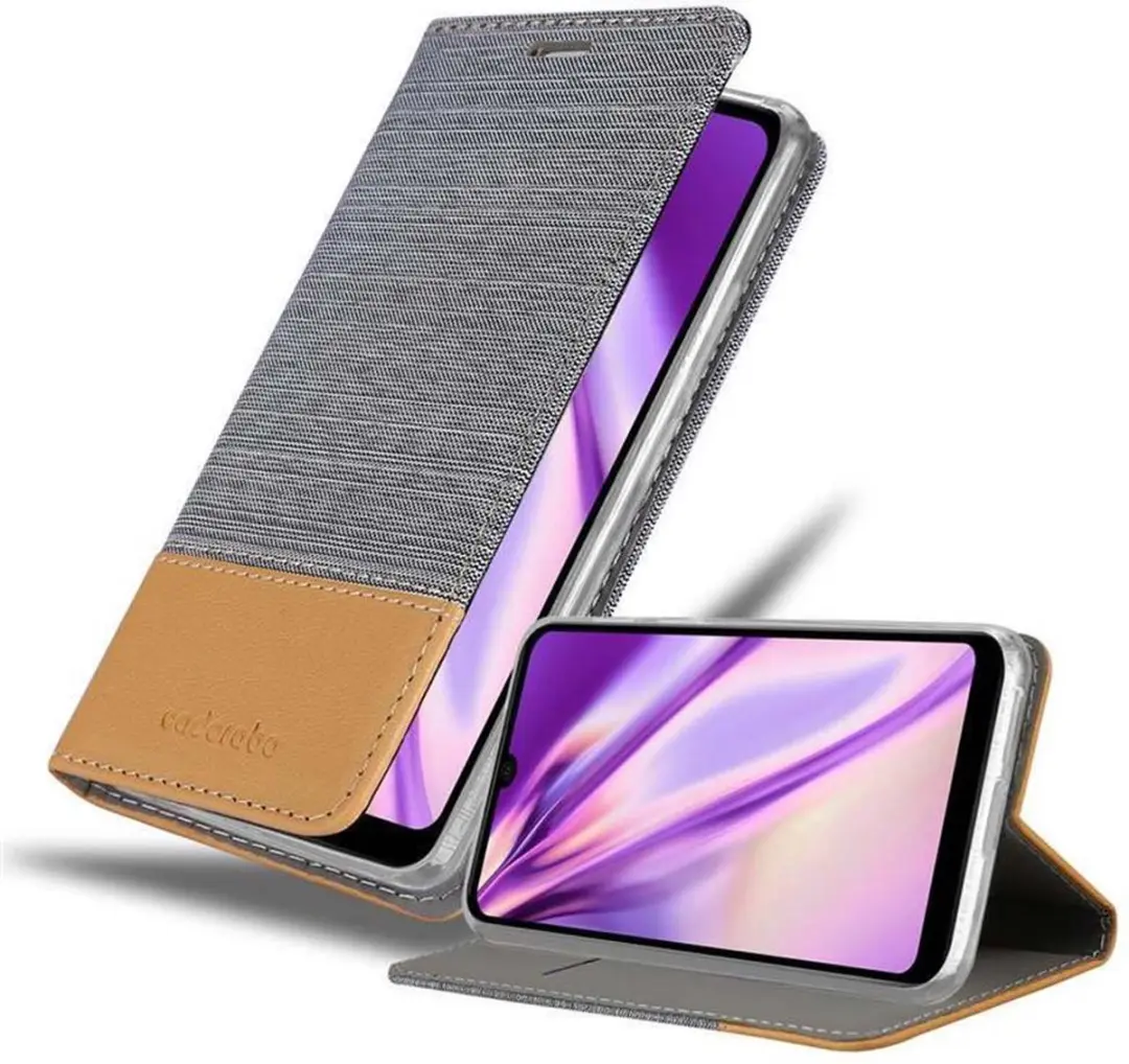 Cadorabo Hoesje geschikt voor WIKO VIEW 3 LITE in LICHTGRIJS BRUIN